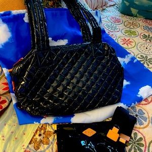 MZ Wallace original black lacquer medium Sutton (not deluxe)